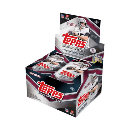 2026 Topps Flagship Football Jumbo. Original emballasje for hel boks.