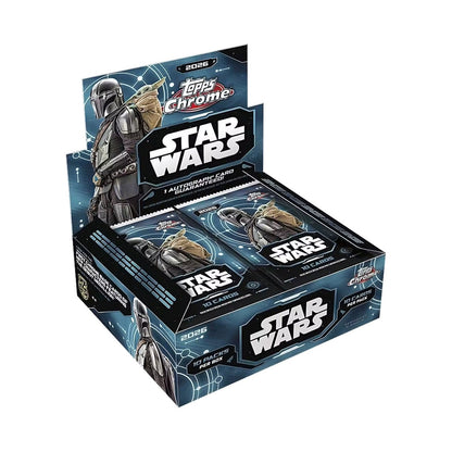 2026 Topps Chrome Star Wars Hobby. Original emballasje for hel boks.
