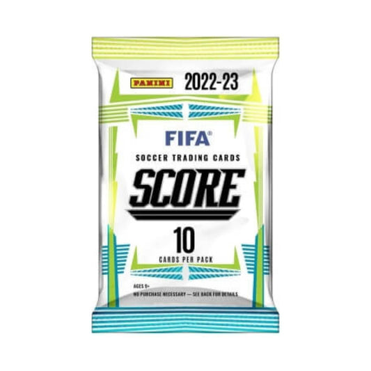 SCORE FIFA 2022/23 Retail. Én forseglet Retail pakke med 10 kort.