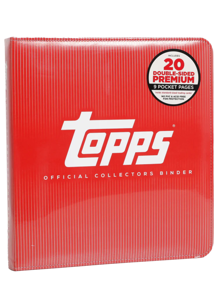 Topps Rød Collectors Binder - break addicts
