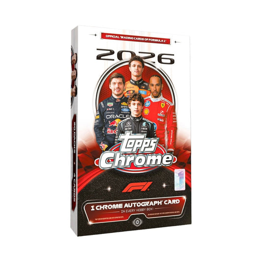 2026 Topps Chrome F1 Formula 1 Hobby Boks. Original emballasje for hel boks. – Break #1650