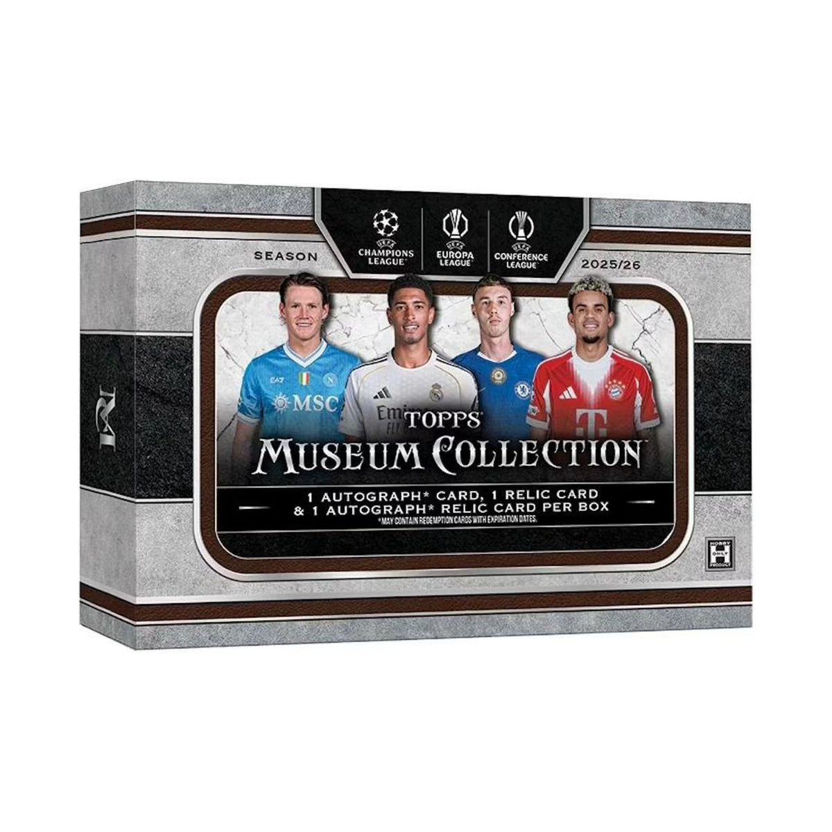 2025/26 Topps UEFA Museum Collection Soccer Hobbyboks original boks