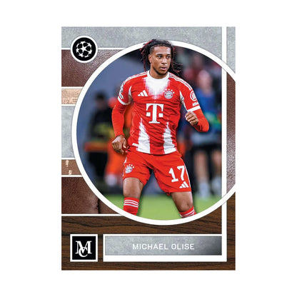2025/26 Topps UEFA Museum Collection Soccer Hobbyboks korteksempel 1. Produsentens eksempel, ikke garantert innhold
