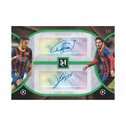 2025/26 Topps UEFA Museum Collection Soccer Hobbyboks korteksempel 5. Produsentens eksempel, ikke garantert innhold