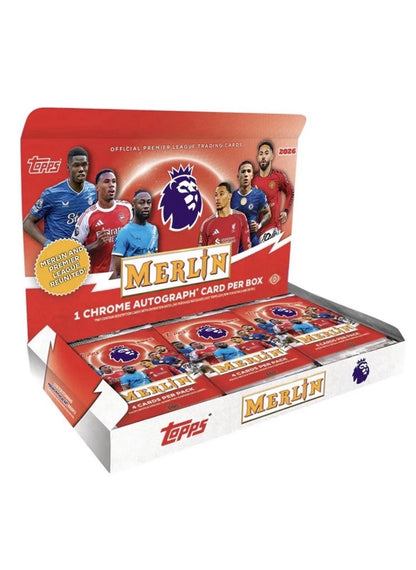 🧙 Random Team Break #1402 – 1× 2025/26 Topps Merlin Premier League Hobby Boks - break addicts
