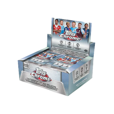 ⚽ Random Team Break #1339 – 1× 2025/26 Topps Chrome UEFA Club Competitions Jumbo Hobby Boks