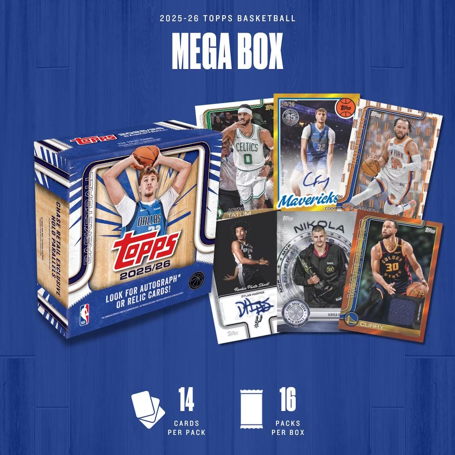 2025-26 Topps Basketball Mega Boks