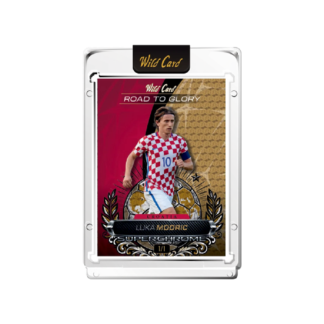 2026 Wild Card SuperChrome Soccer Road to Glory boks